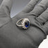 vintage jewelry blue stone sterling silver ring